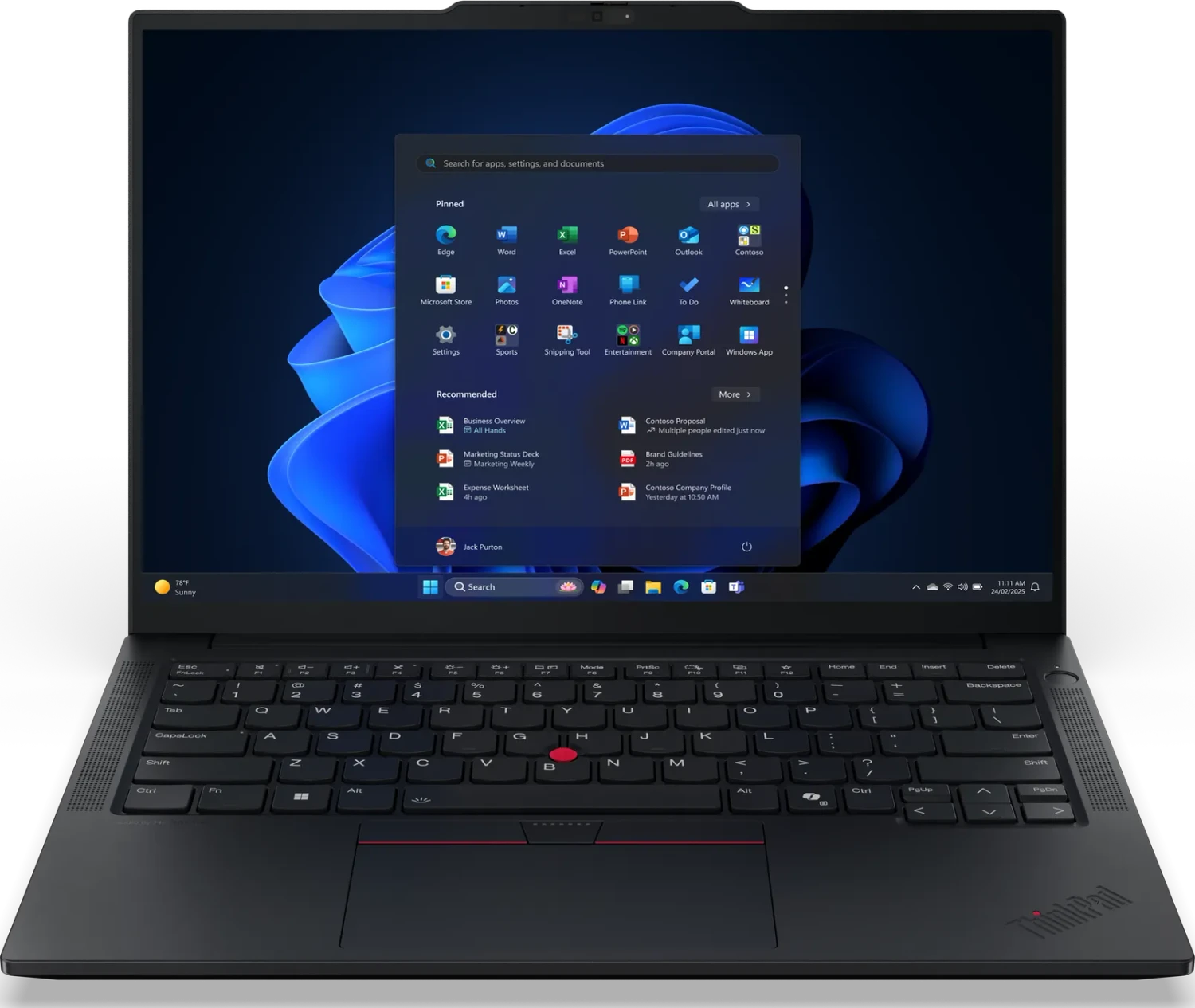 Lenovo ThinkPad E14 G7 (Intel), Core Ultra 7 258V, 32GB RAM, 1TB SSD, DE