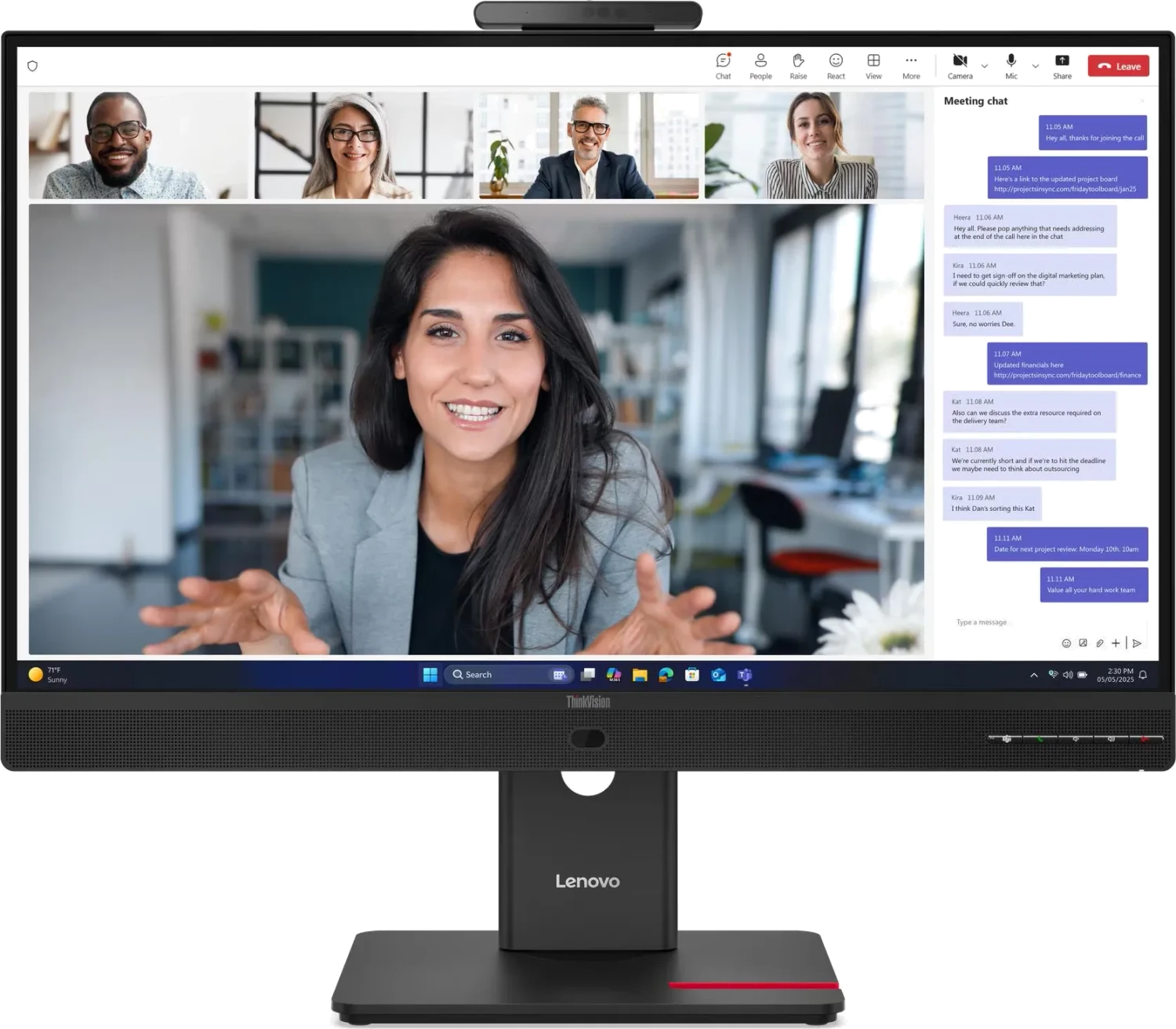 Lenovo ThinkVision T27QD-4v, 27"