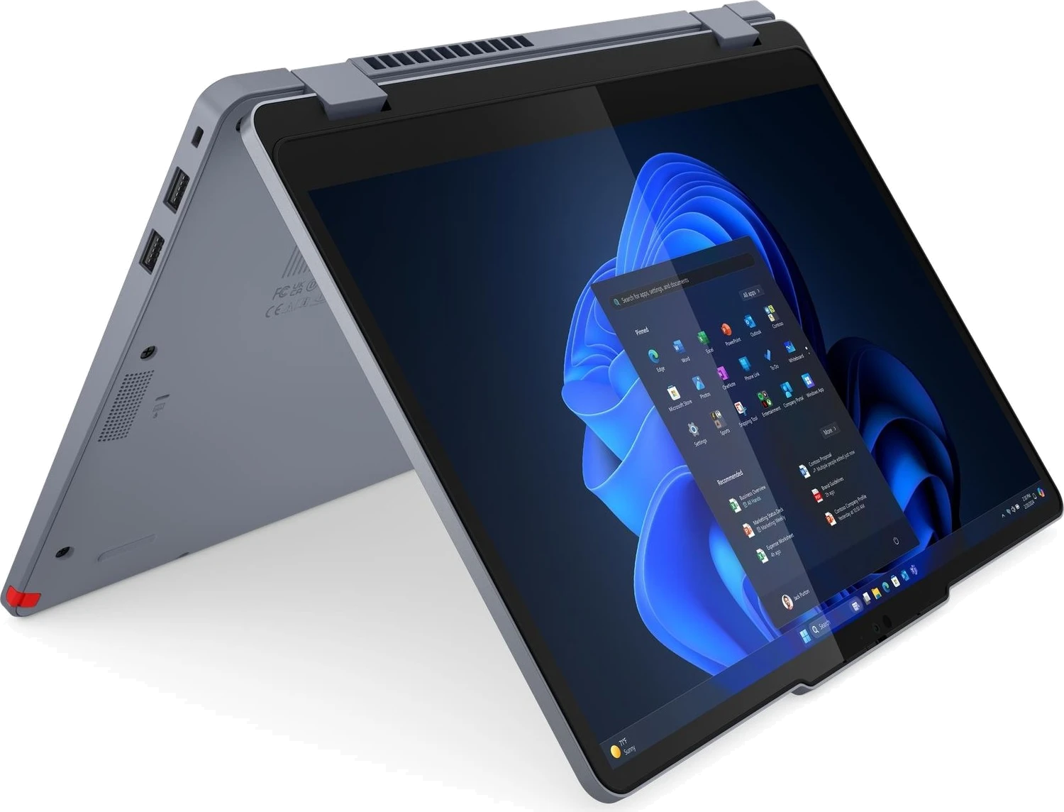 Lenovo 13w 2-in-1 G3, Luna Grey, Core 5 120U, 16GB RAM, 512GB SSD, DE