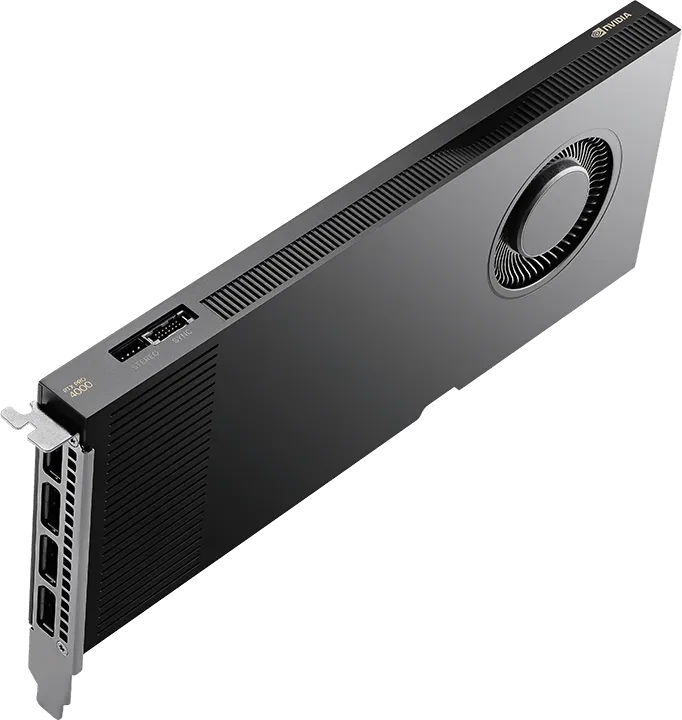 NVIDIA RTX PRO 4000 Blackwell, 24GB GDDR7, 4x DP, retail