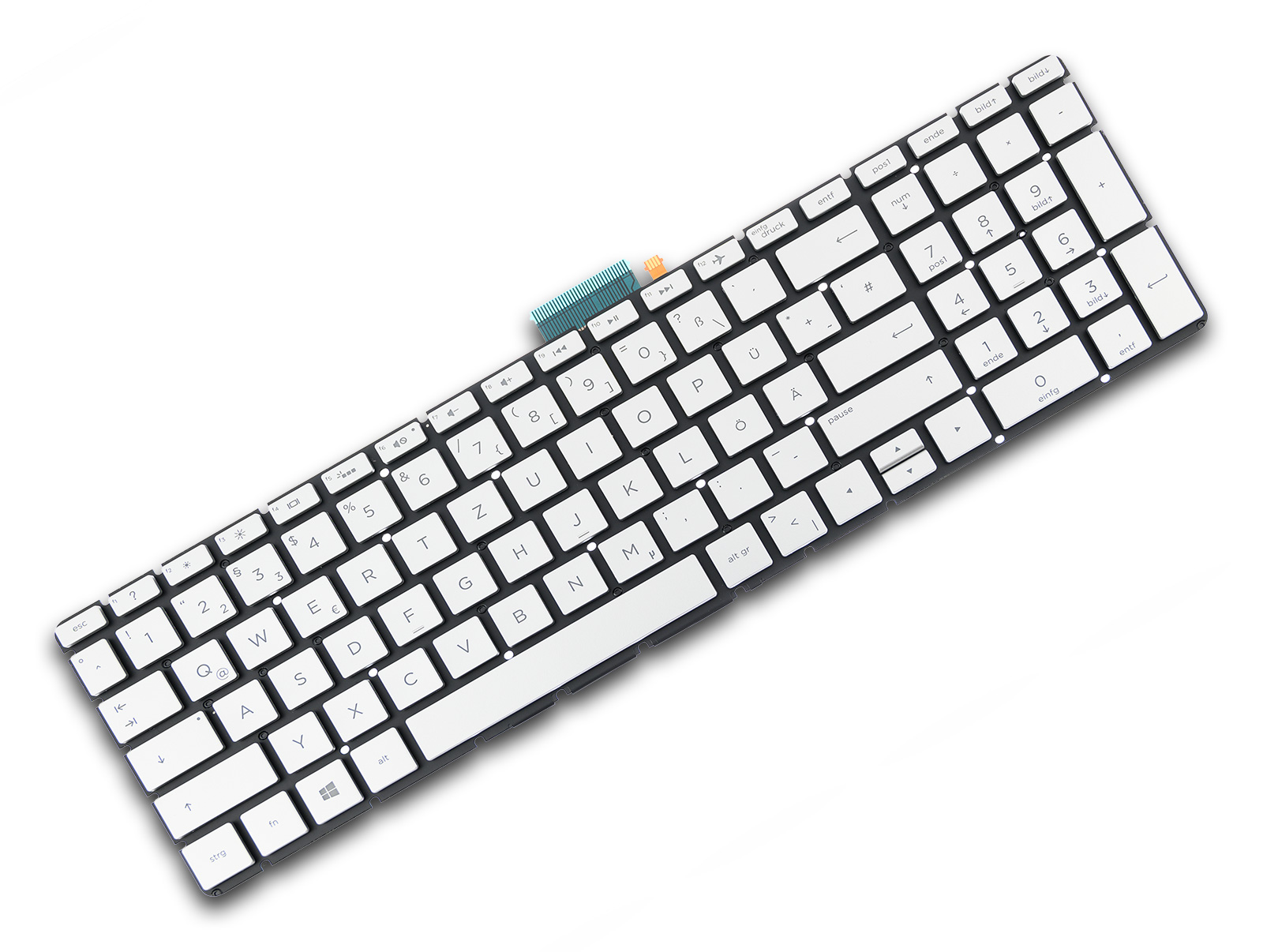 HP 17-BS00 Tastatur (GER) Silber 926562-041