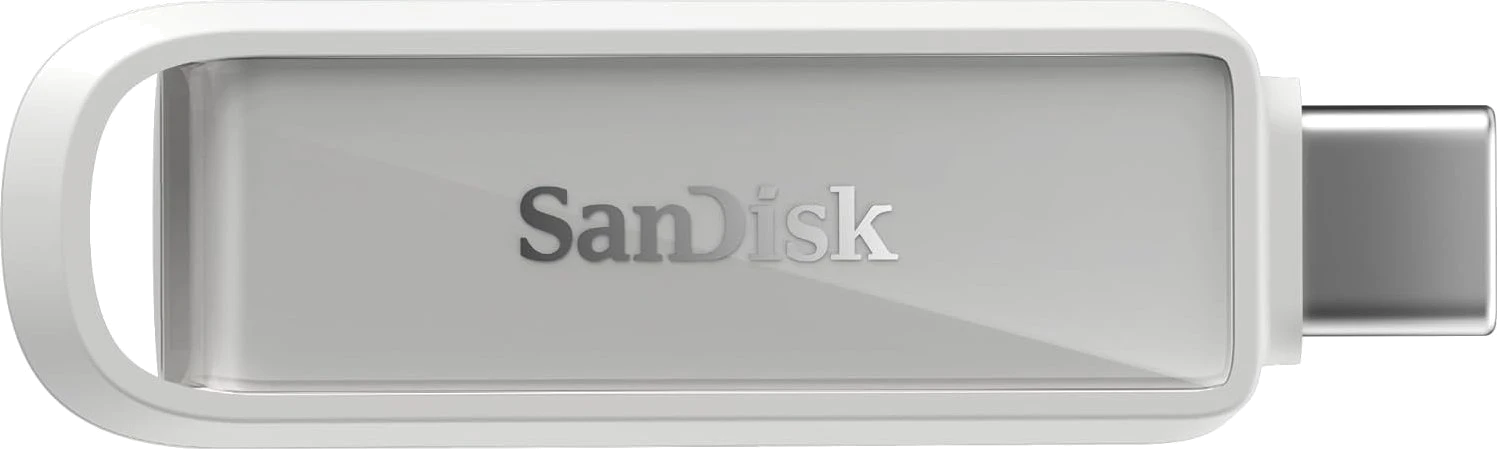 SanDisk Phone Drive with USB-C 128GB - Arctic White, USB-C, USB 3.2 Gen 1×1