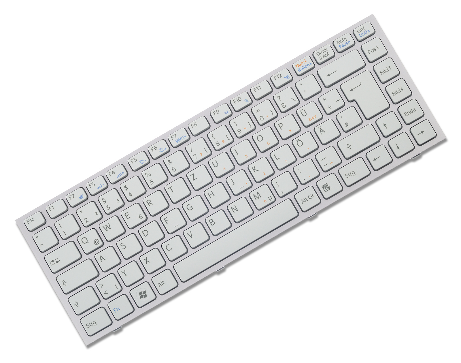 Sony Vaio VPCS VPC-S Tastatur (GER) Weiss 9Z.N3TBQ.01E
