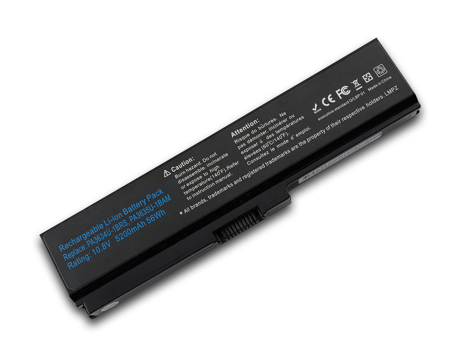 Toshiba Satellite A650 Ersatzakku PA3634U-1BRS 5200mAh