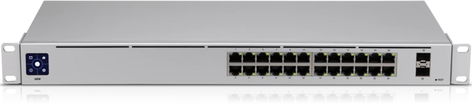 Ubiquiti UniFiSwitch 24 Rackmount Gigabit Managed Switch, 24x RJ-45, 2x SFP