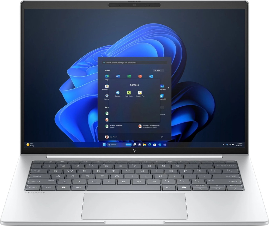 HP EliteBook 8 G1i 14, Core Ultra 5 225U, 16GB RAM, 1TB SSD, DE