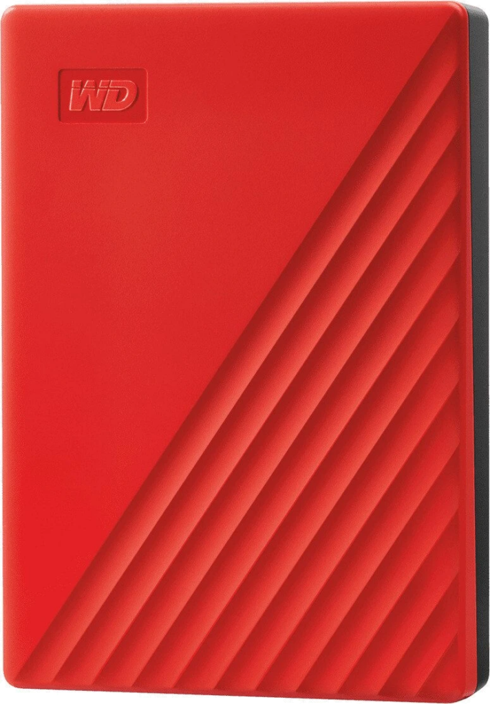 Western Digital WD My Passport Portable Storage, rot, 4TB, USB 3.0 Micro-B