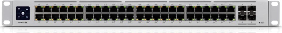 Ubiquiti UniFiSwitch Pro 48 Rackmount Gigabit Managed Switch, 48x RJ-45, 4x SFP+, 600W PoE++